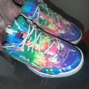 Fila Tie Dye Shoes Size 7